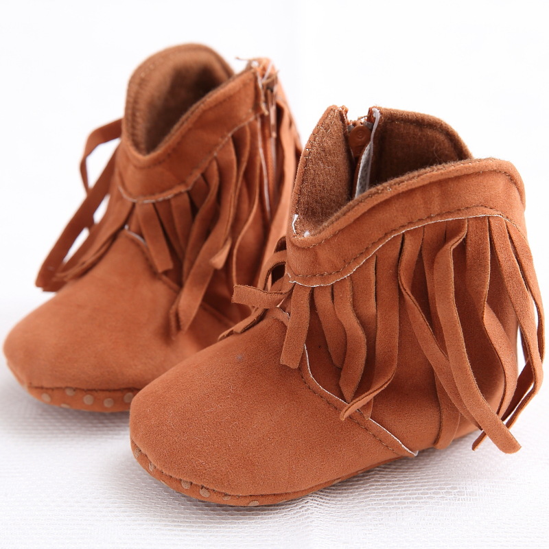 Winter warm non-slip high help baby shoes toddler shoes baby shoes