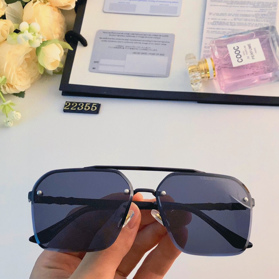 Chrome Hearts sunglasses men's and women's glasses thin round face glasses oval glasses anti-ultraviolet polarized lenses