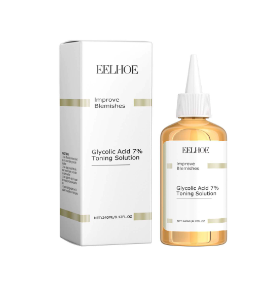 Glycolic Acid 7% Toning Face Firming Skin Shrink Pores Glow Facial Oil-Control Relieve Dry Skin Care Acid Toner 240ml