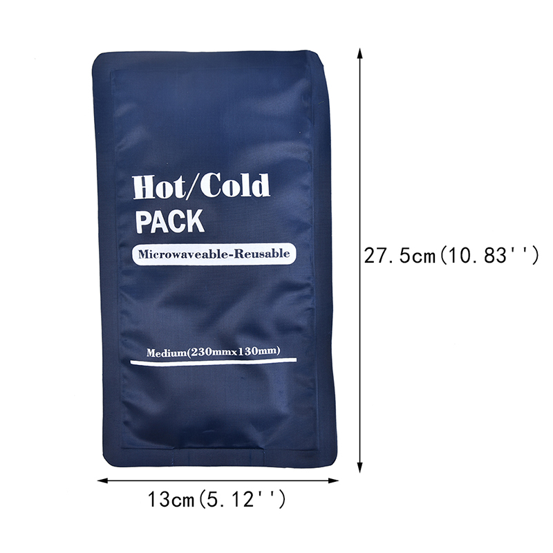 Soft Reusable Hot Cold Therapy Pack Gel Pad Ice Cooling Heating Pads Emergency Pain Relief Sport Compress Microwaveable