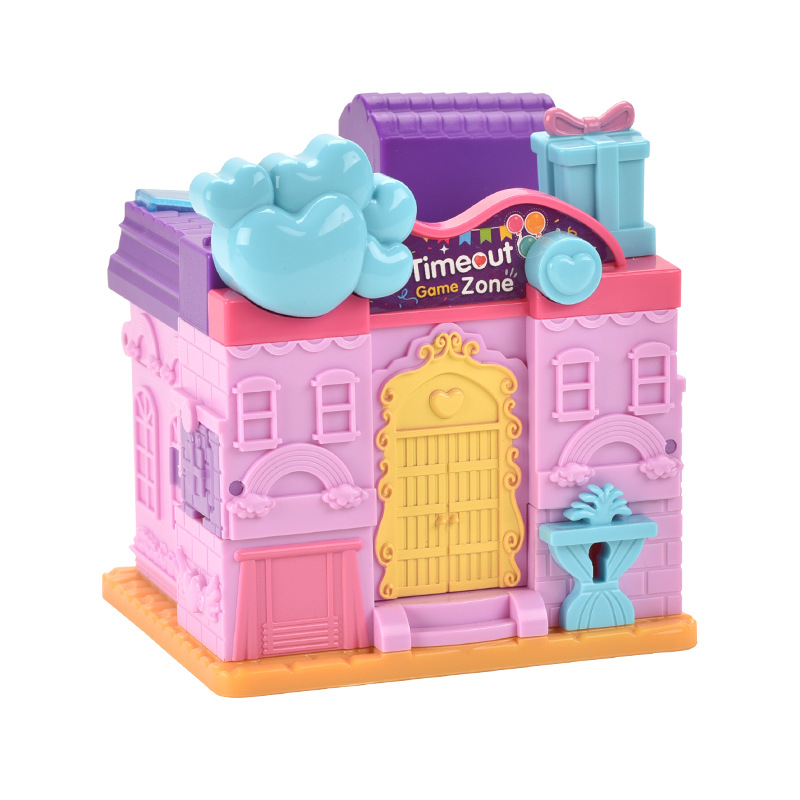 Cross border e-commerce toys, girls, families, mini villas, children's treasure boxes, surprise birthday gifts, lighting, music