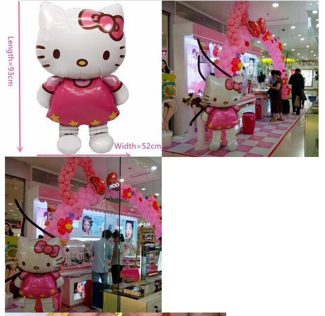 Children's Toys Oversized Hello Kitty Cat Foil Balloons