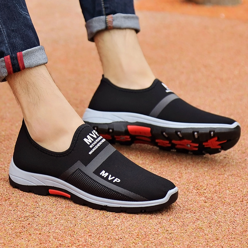 Summer Mesh Men Shoes Lightweight Sneakers Men Fashion Casual Walking Shoes Breathable Slip on Mens Loafers Zapatillas Hombre