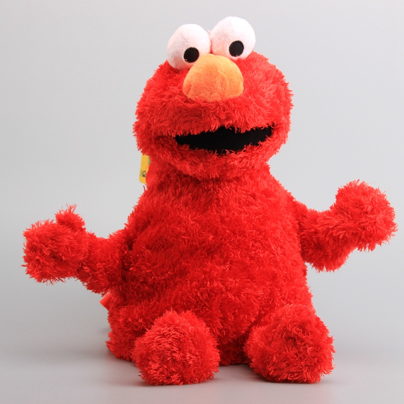 3 style 45cm Sesame Street Plush Backpack Red Elmo Blue Cookie Guy Yellow Big Bird Plush Bag Children's School Bag