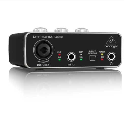 BEHRINGER umc22 um2 audio interface microphone Headphone Amplifier sound card