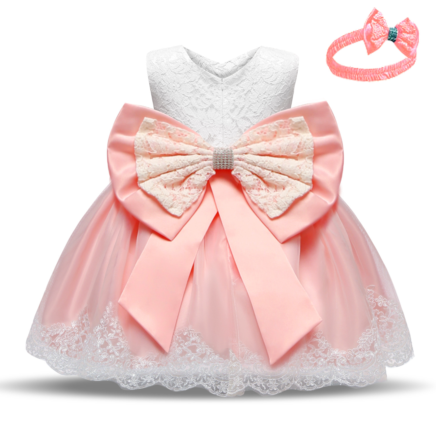 Girls First Birthday Dress for Newborn Baby Toddler Princess Halloween Carnival Dresses Kids Girl Party Prom Gown Clothing Wear