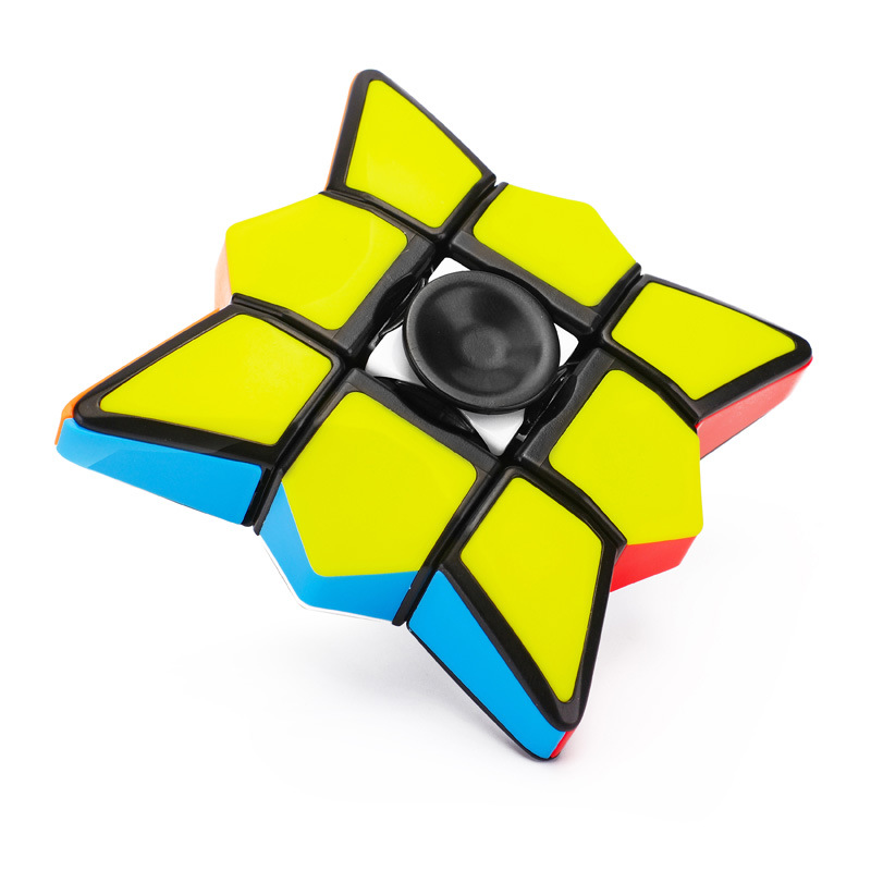 New Panxin First Order 133 Fingertip Rubik's Cube Rotating Gyro Solid Color No Sticker Smooth Gyro Rubik's Cube puzzle fun