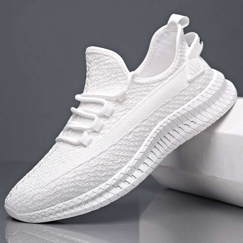 Men's Shoes Spring and Autumn Casual Shoes Men's Trend All-match Sneakers Men's Shoes Fly Woven Breathable Mesh