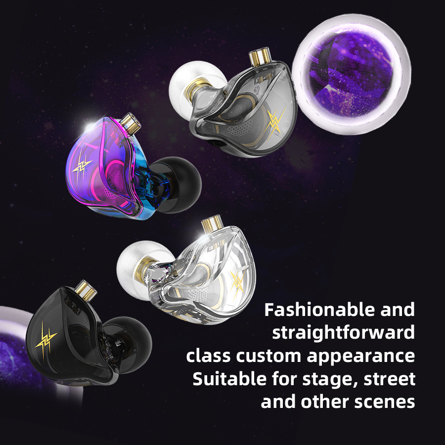 Newest QKZ ZXT MT1 In Ear Earphone Dynamic DJ Monitor IEM Earbud HIFI Sport Noise Cancelling Headsets M10 TA1 ST1 V90s T300 X7