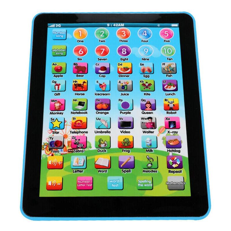 Mini Baby English Educational Learning Toys Laptop Tablet Learning Toys For Children Multifunctional Early Education Machine Toy