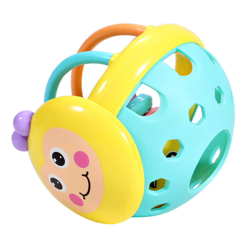 Baby Toy Rattle Ball Hand Knocking Bell Ball Toy Rattles Hand Bell Intelligence Developing Toys Infants Activity Grasping Toy