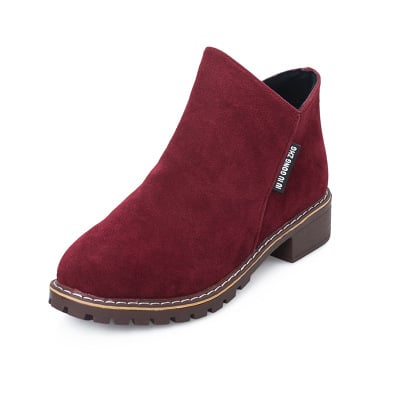 Martin boots, women's boots, frosted skin, new ladies, women's shoes, flat bottomed shoes, and women's boots