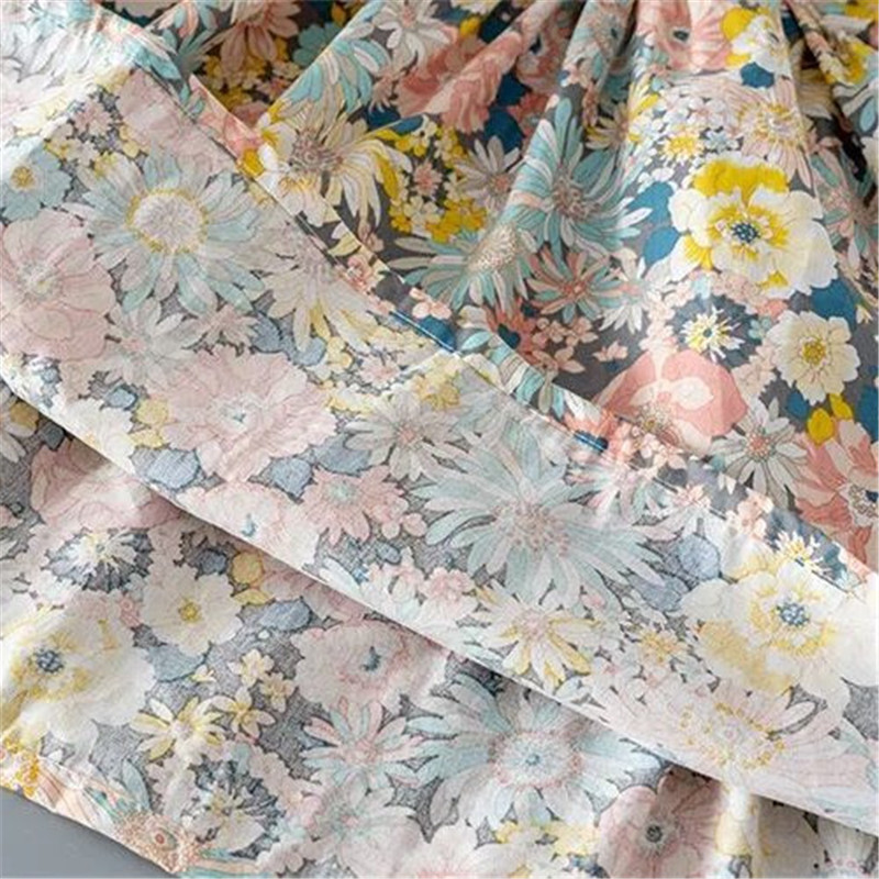 Lawadka New Summer Kids Girls Dress Print Floral Bow Dresses For Girls Fashion Princess Girls' Children Clothing