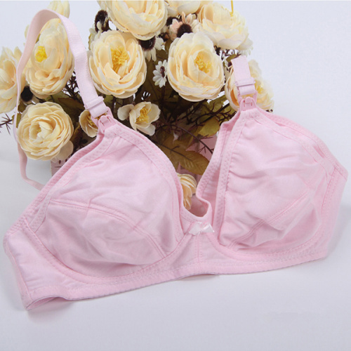 Women Maternity Cotton Adjustable Breastfeeding Bra Nursing Bra Adjustable Open Bra Underwear 34-42 C Cup