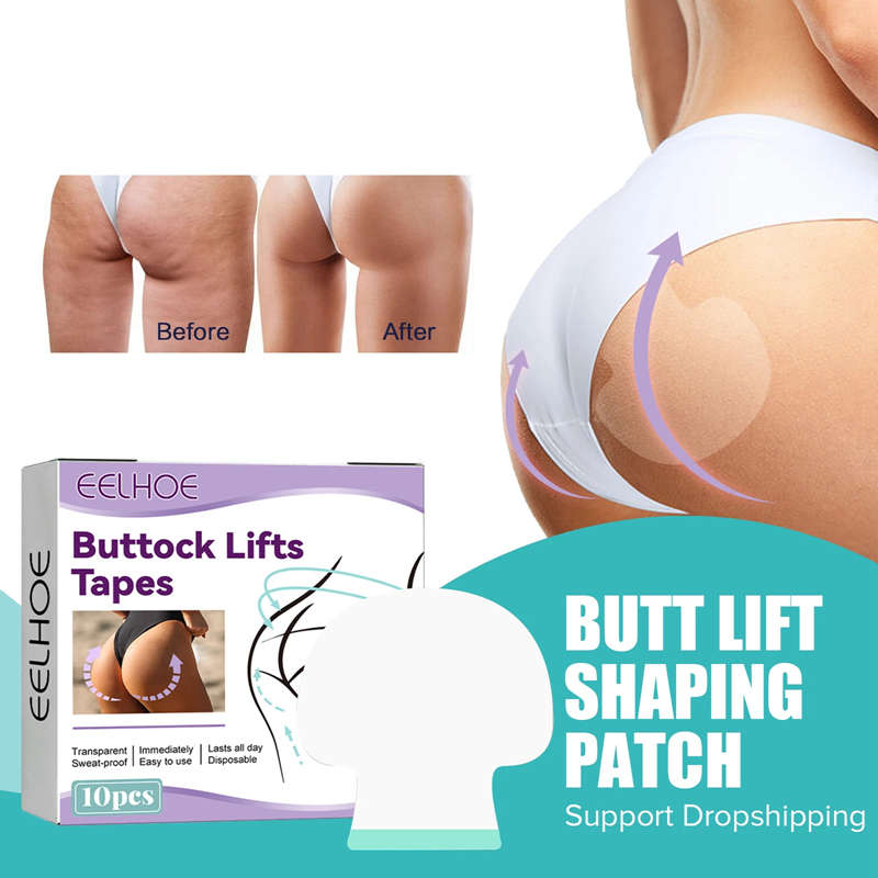 10pcs/box Butt Lift Shaping Patch Moisturizing Firming Skin Quickly Strengthen Hip Up Massage Buttocks Stickers Shaping Product