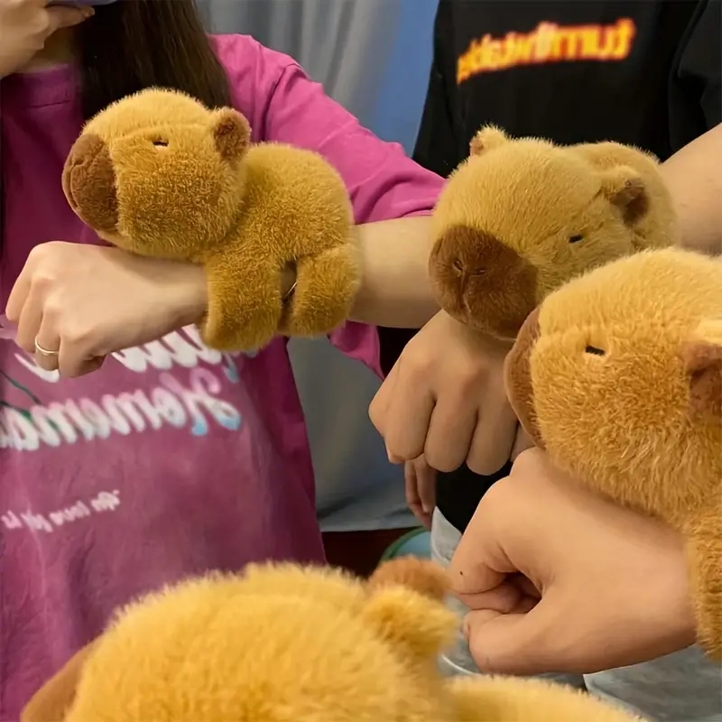 1pc, Capybara Rodent Plush Toy, Curtain Holdback Ring, Multifunctional Capybara Plush