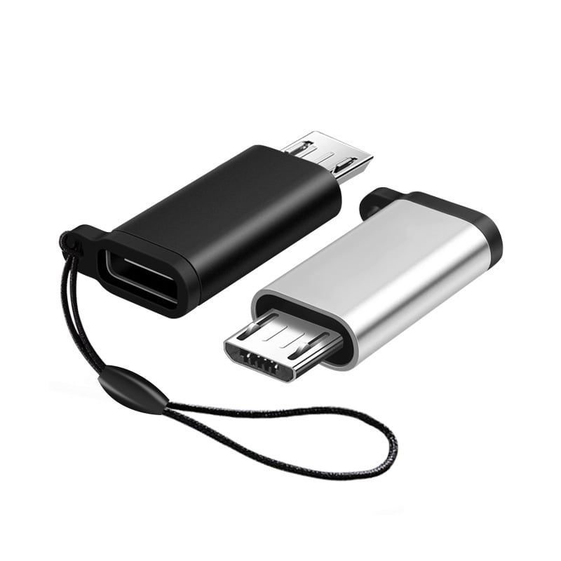 2PC USB Type-C Adapter Type C To Micro USB Female To Male Converters For Xiaomi Samsung Charger Data Cable USBC USB C Adapter