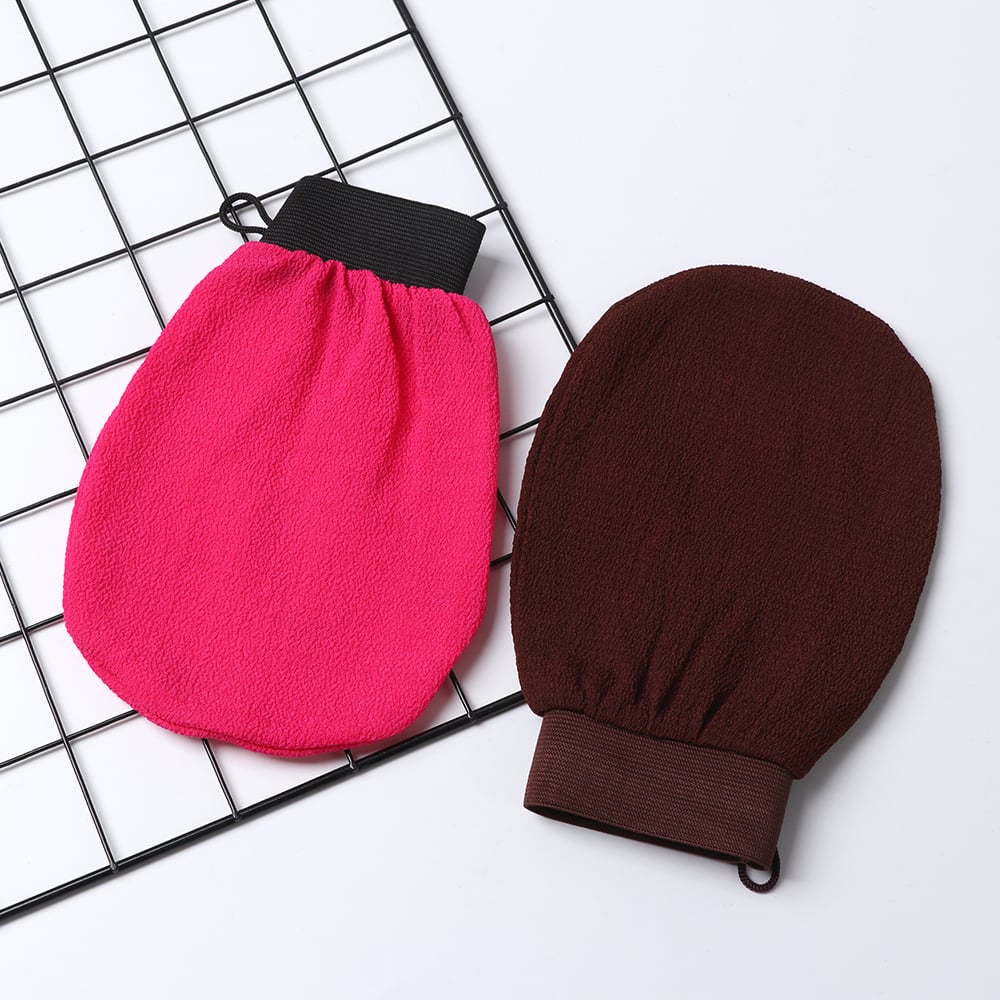 Shower Bath Scrub Glove Exfoliating Body Scrub Facial Tan Massage Mitt Removal Kessa Exfoliate Peeling Glove Towel