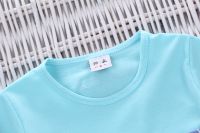 1-4 year old children's clothing children's short sleeve t-shirt suit baby two sets
