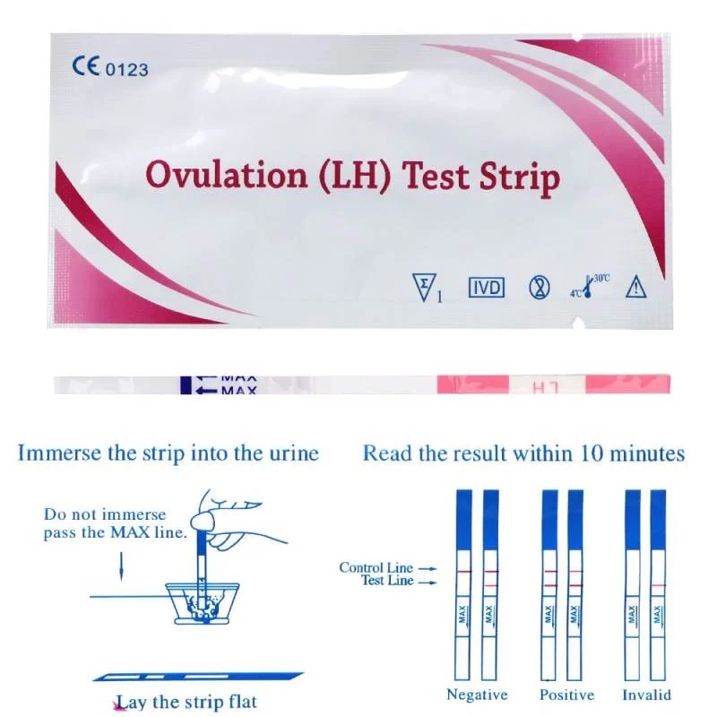 10/pcs Ovulation Test Strips Ovulation Urine Test Strips LH Tests Strips kit First Response Ovulation Kits Over 99% Accuracy