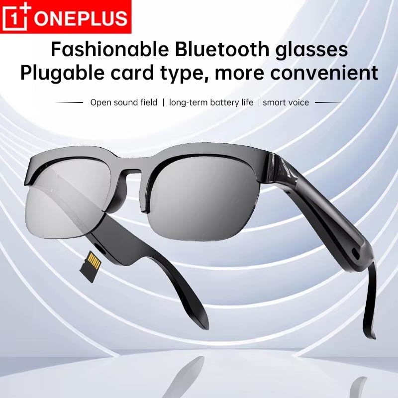Oneplus Smart Bluetooth Glasses 2-in-1 Stereo AI Translation Touch Ultra Long Battery Life Glasses Headphones Listen To Music