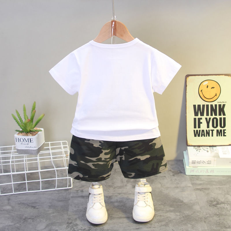 Boys Clothes Set T Shirt Top boys Pants 2Pcs Outfits Set Children Boy Clothes