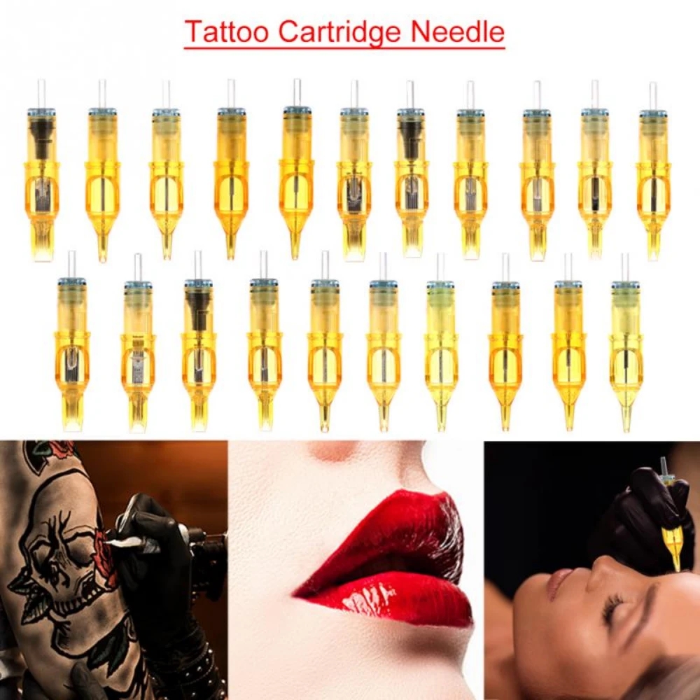 20PCs Disposable Tattoo Cartridge Needles Tattoo Makeup