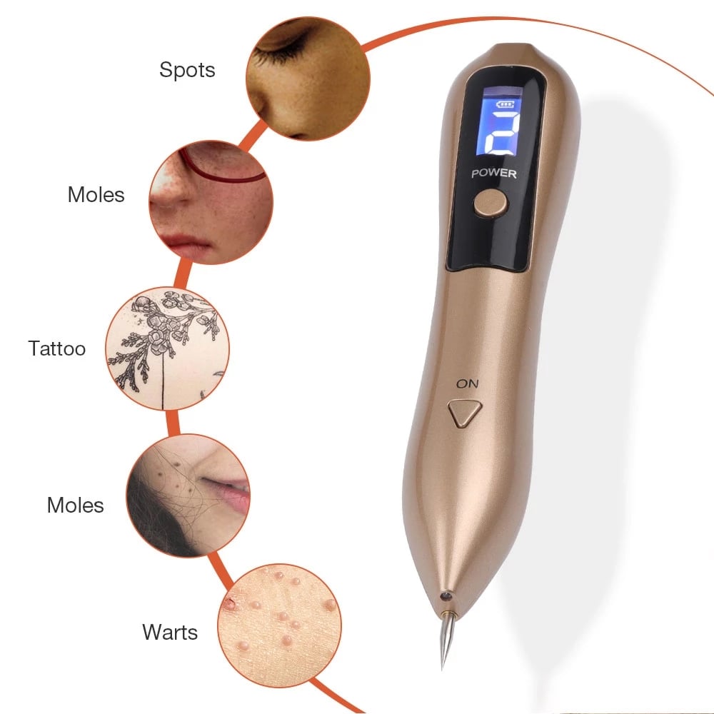 LCD Plasma Pen LED Lighting Laser Tattoo Mole Removal Machine Face Care Skin Tag Removal Freckle Wart Dark Spot Remover