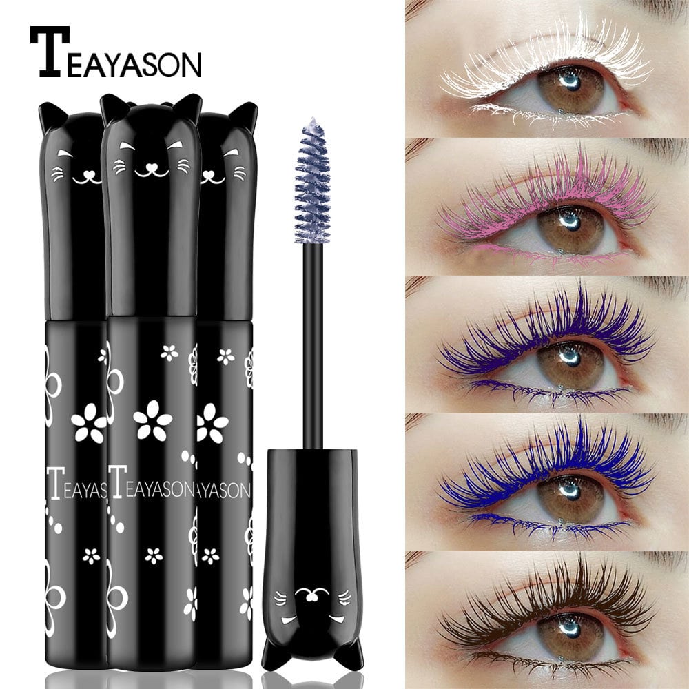 TEAYASON Color eye black Blue Purple Pink White Purple Royal Blue Coffee is not easy to smudge