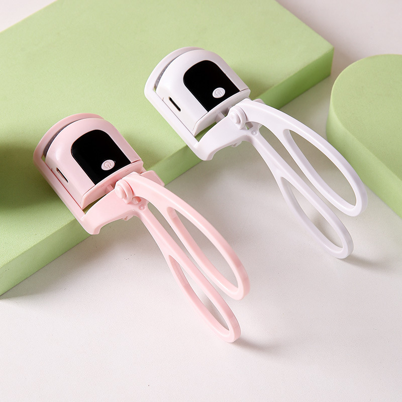 1pc new electric eyelash curler portable electric eyelash long hair curler for shaping and perming eyelashes