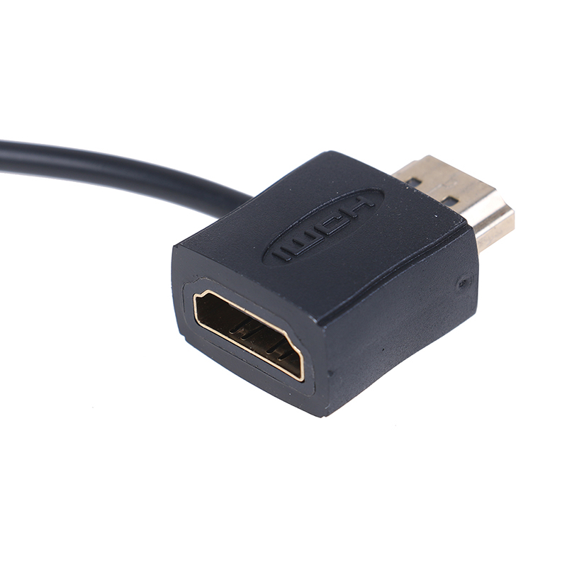 50cm usb 2.0 hdmi male to female adapter extender connector cable Connector Kabel Voor 1080P Hdtv Mannelijke kabel Adapter Black