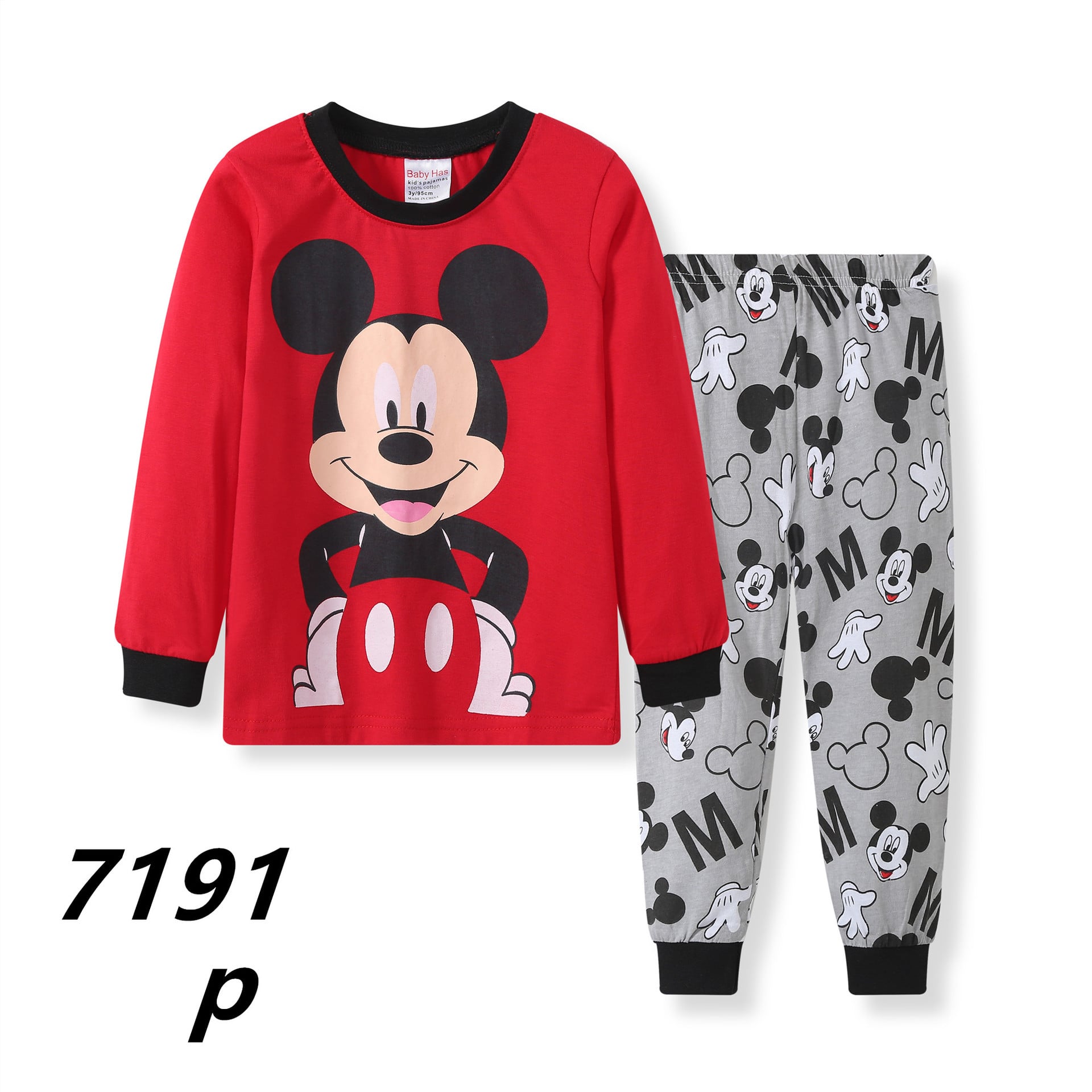 Children Clothing Sets Baby Boys Sleepwear Clothes Kids Cartoon Mickey Minnie Mouse Cars Pajamas Set Girl Pijamas Spring Pyjamas