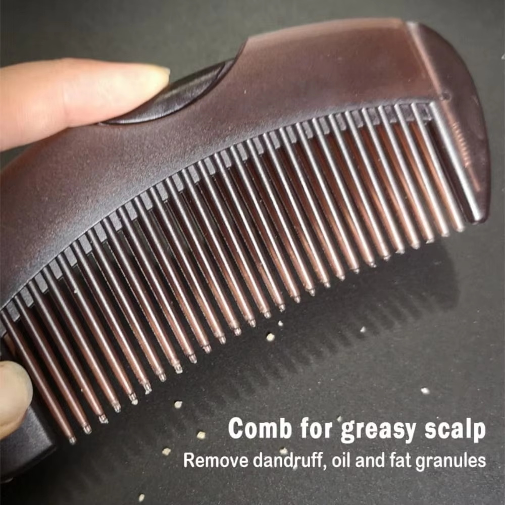 Portable Hollow Anti-Dandruff Massage Comb Anti-Static Anti Tangling Parting Comb Health Care Hair Brush