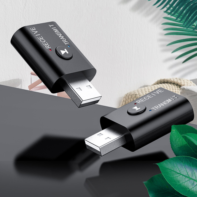 Bluetooth USB Receiving Transmitter 2-in-1 Audio Transmitter Receiver Bluetooth Audio Adapter