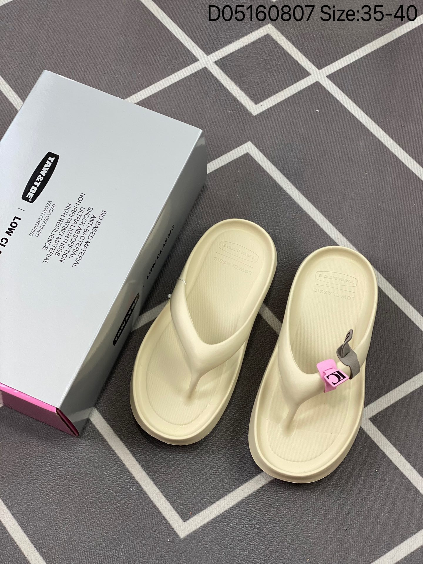 TAW&TOE slippers outdoor sandals, strappy half slippers, beach slippers, couple slippers, non-slip flip-flops 35-40