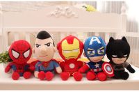 27cm Man Spiderman Plush Toys Movie Dolls Marvel Avengers Soft Stuffed Hero Captain America Iron Christmas Gifts for Kids &