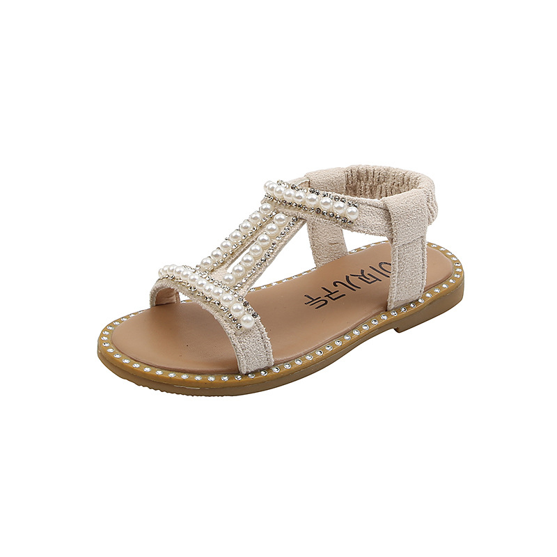 Girls' Sandals, Children's Shoes, Summer Soft Sole Princess Bohemian Beach Shoes, Fashion Sandals
