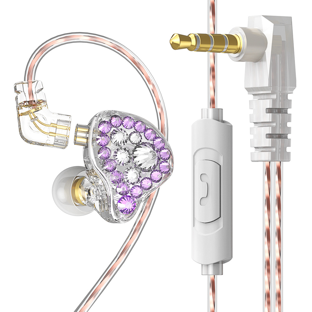 Q2Pro In Ear Wired Earphones Music Headphones HiFi Bass Monitor Earbuds Sport Headset