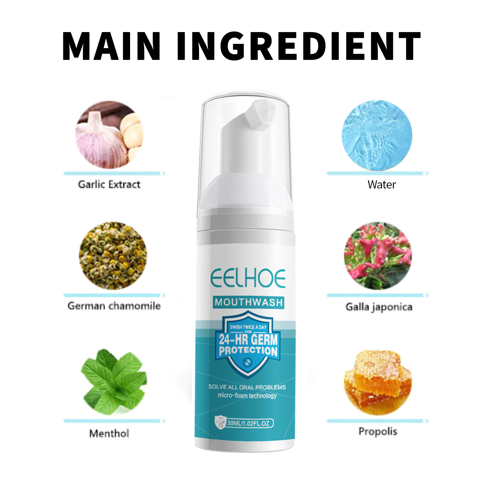 Deep Cleansing Teeth Mousse Toothpaste Press-on Cleaning and Whitening Teeth Smoke Stains Tartar Anti-tooth Decay Fresh Breath