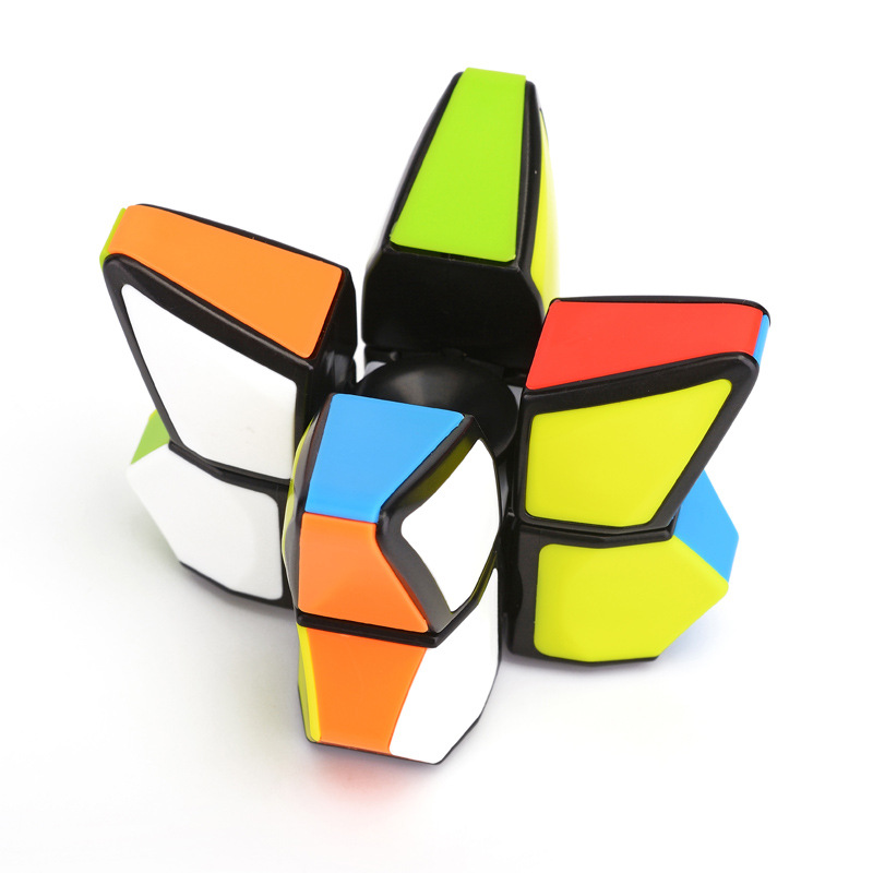 New Panxin First Order 133 Fingertip Rubik's Cube Rotating Gyro Solid Color No Sticker Smooth Gyro Rubik's Cube puzzle fun