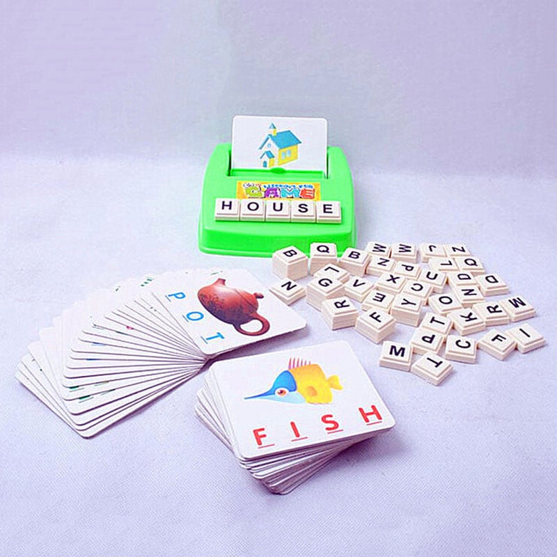 Children Toys Fun Learning English Spell Word for Early Childhood Educational