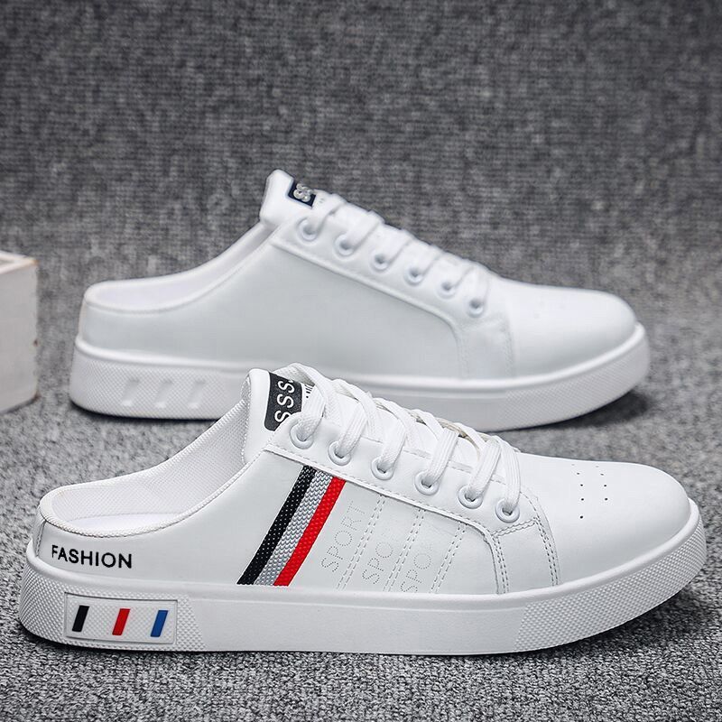 Summer Men Slippers Comfortable Casual Shoes for Men Fashion Flat Sneakers Half Slippers Tenis Masculino