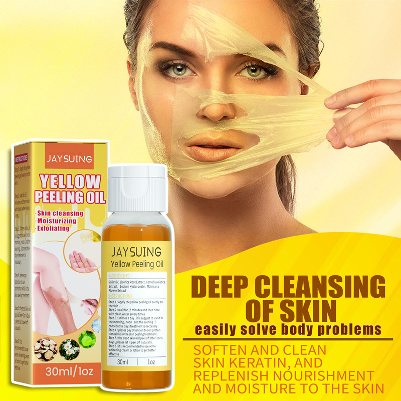 Yellow Essential Oil Moisturizes the Body's Skin, Softens and Beautifies the Skin - Moisturizing, Whitening and Brightening