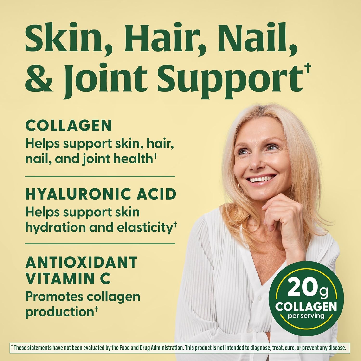 MegaFood Blood Builder Iron Supplement (30 Tablets) & Collagen Peptides (20 oz) Bundle - Iron for Red Blood Cell Production - Collagen for Hair, Skin