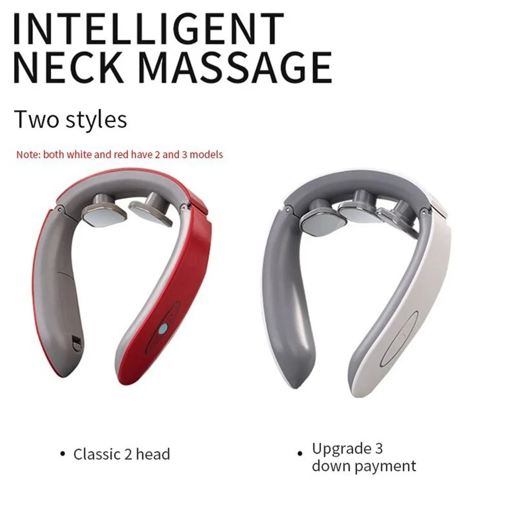 Vibration type neck massager intelligent battery type neck massager hot pressed magnetic pulse neck massager