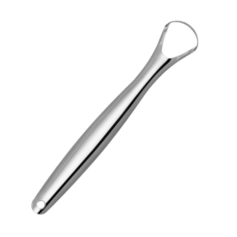 Useful Tongue Scraper Stainless Steel Oral Tongue Cleaner Medical Mouth Brush Reusable Fresh Breath Maker &