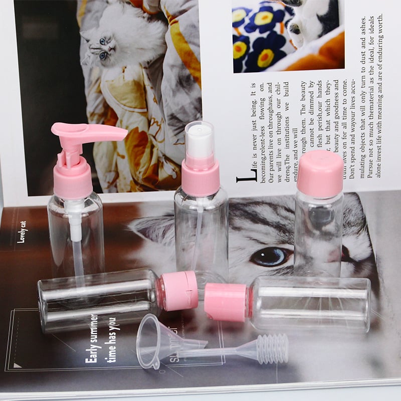 Travel bottling multiple skin care products portable small watering can empty bottle cosmetic bottle spray bottle