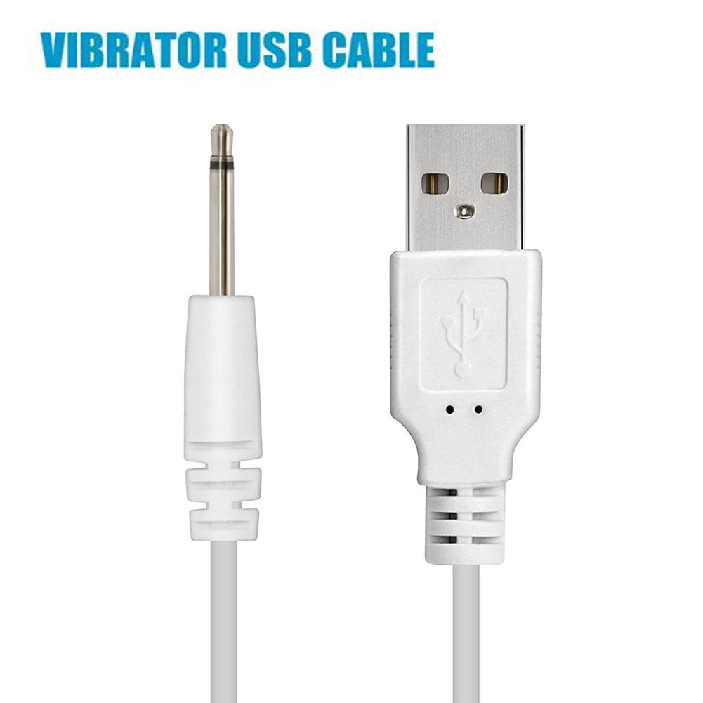 USB DC 2.5 Vibrator Charger Cable Cord for Rechargeable Adult Toys Vibrators Massagers Accessories Universal USB Power Supply Wh