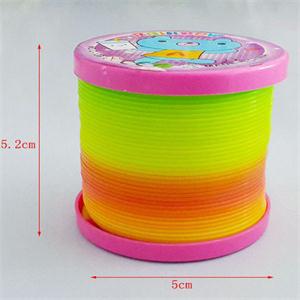 Magic Plastic Slinky Rainbow Spring Colorful New Children Funny Classic Toy Color Randomly HOT Selling