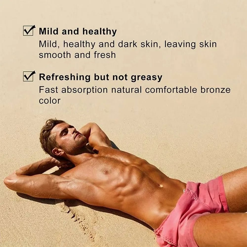 Summer Beach Tanning Cream Self-tanning Lotion Shine Soft Brown Body Bronzer Sunless Cream Moisturizing Nourish Skin Beauty Care